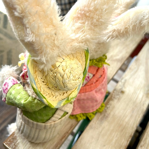 Bunnies Sitting on a Ledge - Picture 7 of 8